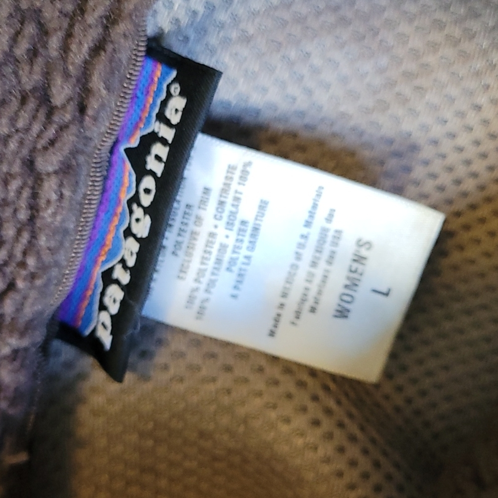 Sold // patagonia retro X pile fleece full zip large women's - Picture 3 of 8